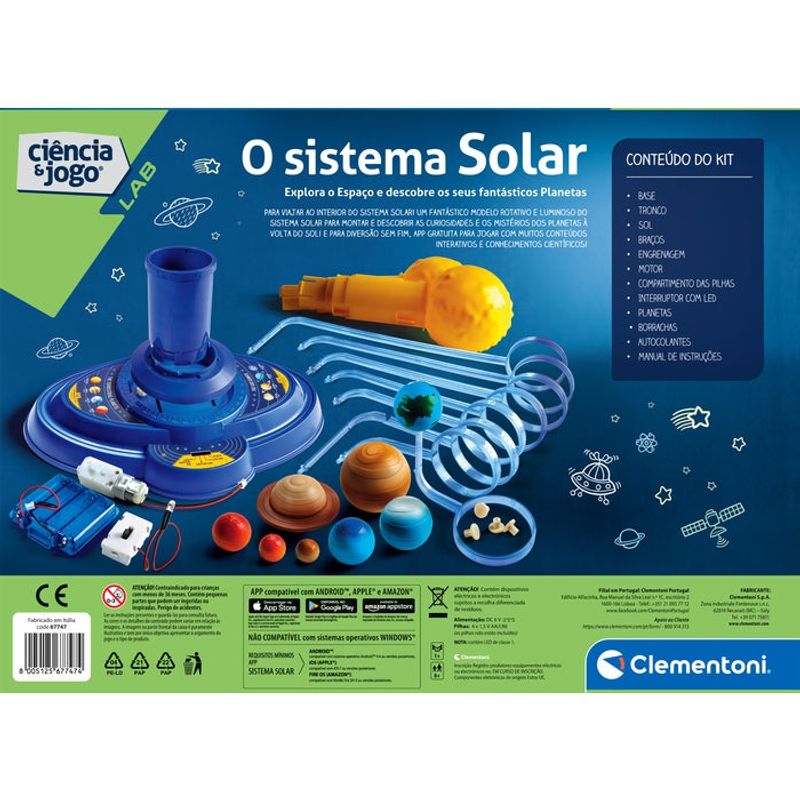 O Sistema Solar Brinquedo Educativo Eletrônico F0125-9 fun em