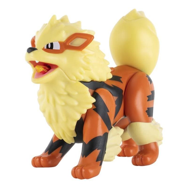 Figura Growlithe Arcamine,Pokemon - Sunny Brinquedos, Modelo: 3288