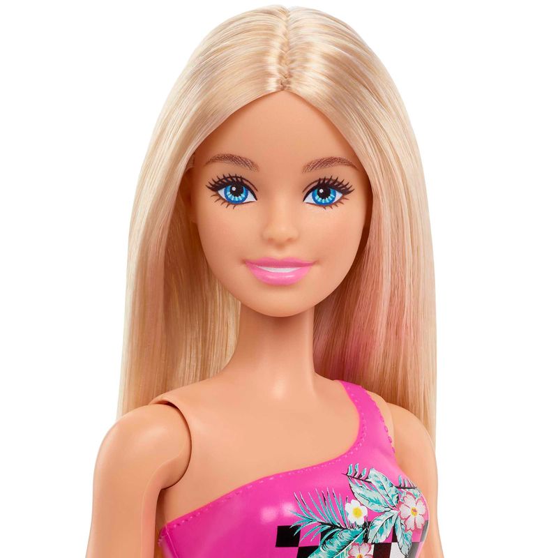 Boneca Barbie - Moda Praia - Maiô Florido - Mattel