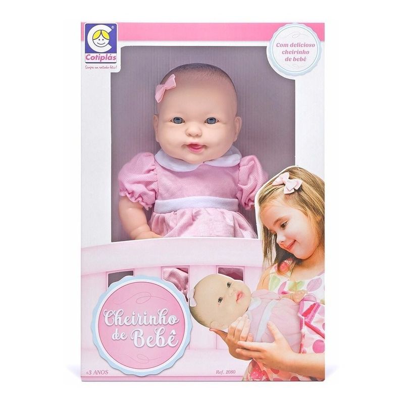 Boneca Reborn - Cheirinho de Bebê - Sortido - 34 cm - Cotiplás -  superlegalbrinquedos