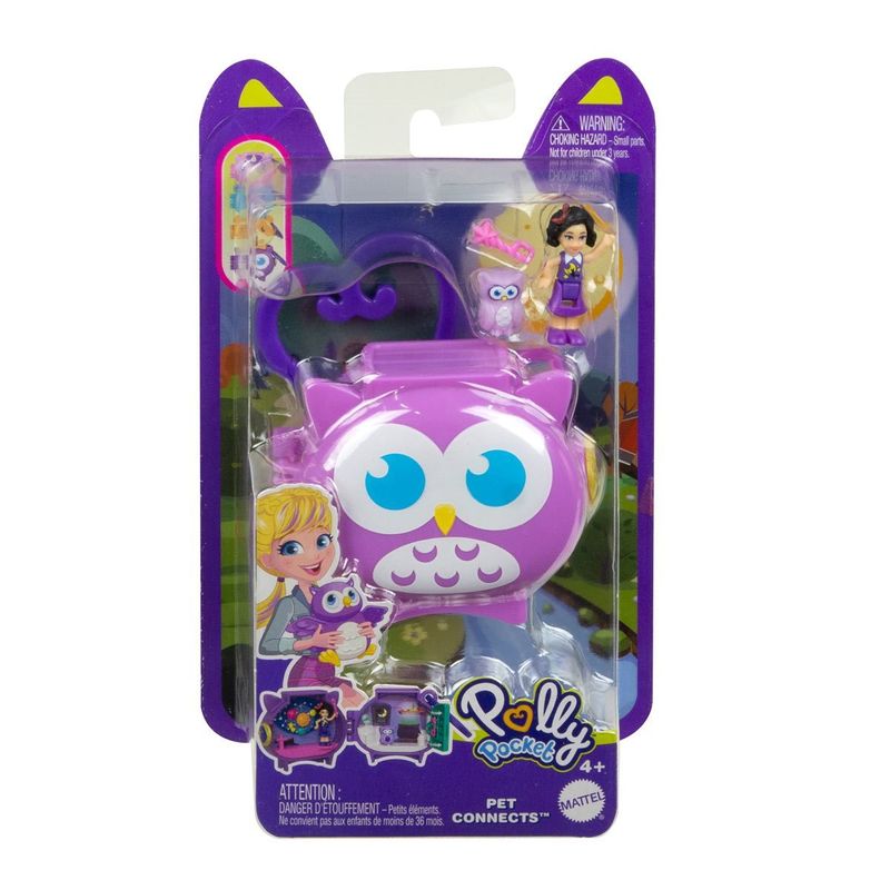 Polly Pocket - Mini Mundo de Aventura - Acampamento da Coruja - Mattel -  superlegalbrinquedos