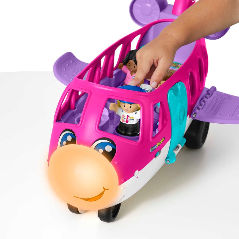 Avião De Brinquedo Jogo Criança Carrinho Empurrar