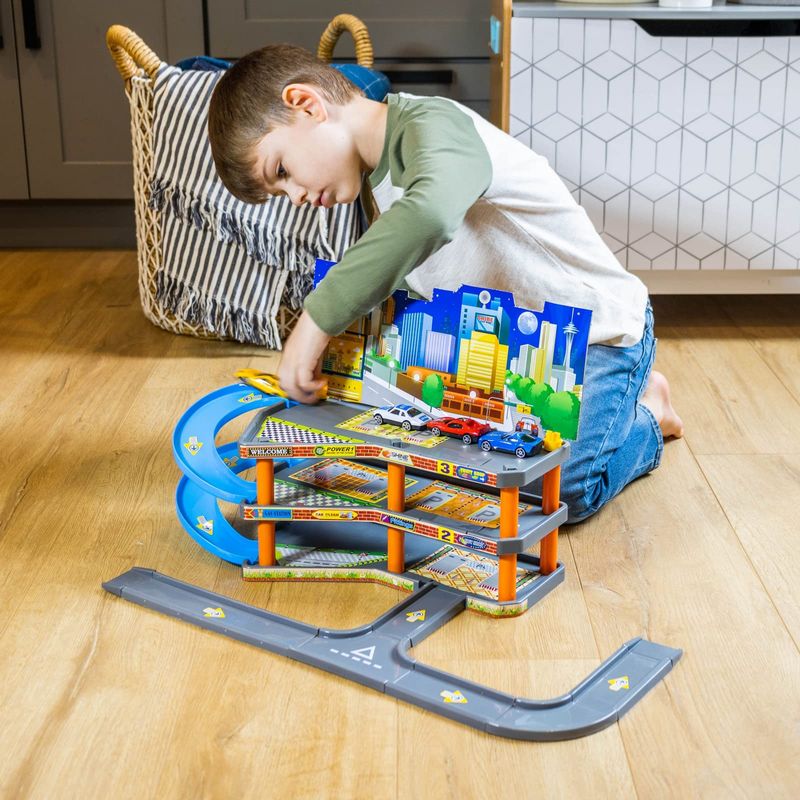 Brinquedo Meninos 2 3 4 Anos Carrinho Baby Cargo e Garagem