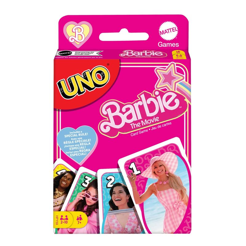 Jogo Uno da Barbie da Mattel de 2 a 10 Jogadores em Promoção na