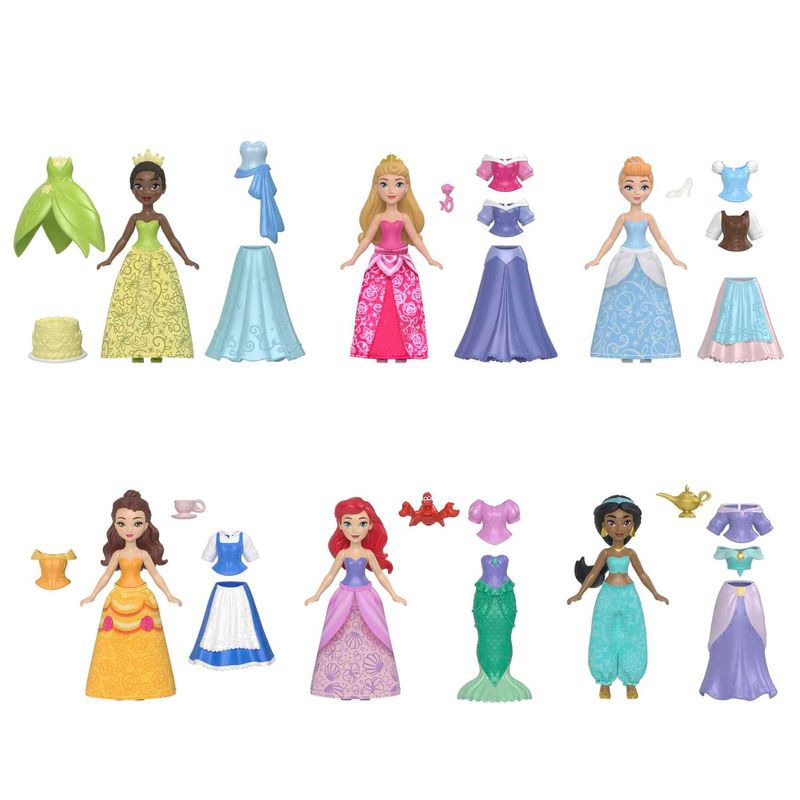 Conjunto-de-Roupas-de-Contos-de-Fadas---6-Princesas---Disney---Mattel-1