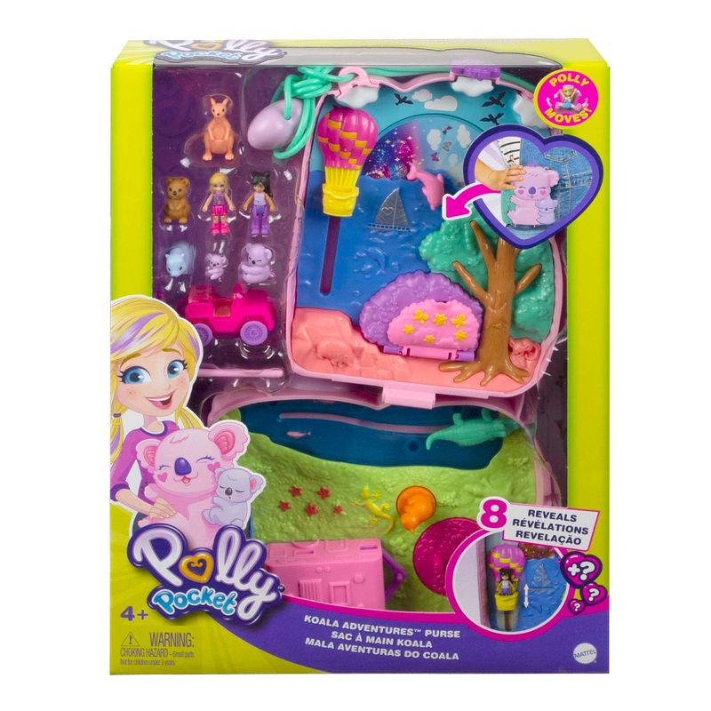 Polly Pocket Mini Mundo de Aventura Micro, Fun Brinquedos, Boneca, Multicor  : : Brinquedos e Jogos