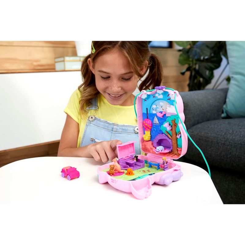 Playset Polly Pocket com Mini Bonecas - Bolsa de Canguru Mama e Joey -  Estojo - Mattel - superlegalbrinquedos