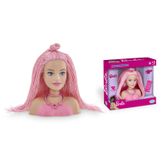 Busto-Barbie---Mini-Styling-Head---Special-Hair---Rosa---15-cm---Pupee-1