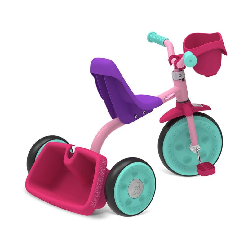 Triciclo Infantil Com Empurrador Bandeirante Triciclo Smart