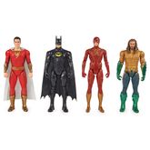 Pack-com-4-Figuras-Articuladas---Batman-Flash-Shazam-e-Aquaman---Especial-100-Anos---30-cm---Sunny-1