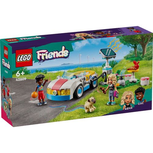 LEGO-Friends---Carro-Eletrico-e-Carregador---170-Pecas---42609-1