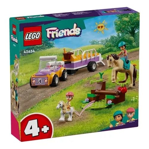 LEGO-Friends---Trailer-com-Cavalo-e-Ponei---105-Pecas---42634-1