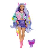 MATGRN27-HKP95---Boneca-Barbie-Extra---Cabelo-Azul-e-Casaco-Croche---Mattel-1