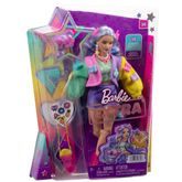 MATGRN27-HKP95---Boneca-Barbie-Extra---Cabelo-Azul-e-Casaco-Croche---Mattel-2