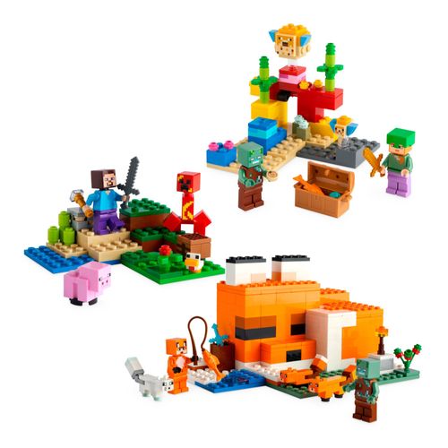 LEG66779---LEGO-Minecraft-3-em-1---Conjunto-de-Aventuras-da-Superficie---357-Pecas---66779-2