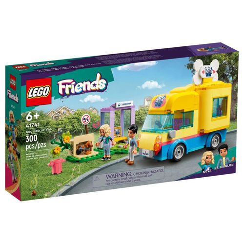 LEG41741---LEGO-Friends---Van-de-Resgate-de-Caes---300-Pecas---41741-1